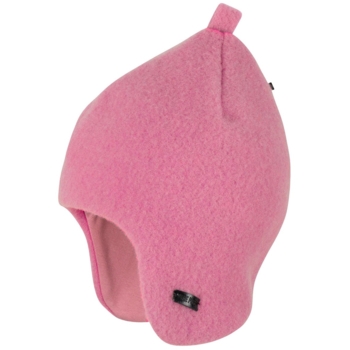 Baby und Kindermütze mit Zipfel Bio-Merinowolle Fleece dusty pink