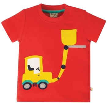 Baby und Kinder T-Shirt Truck rot