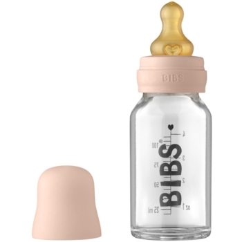Babyflasche aus Glas im Komplett-Set Blush