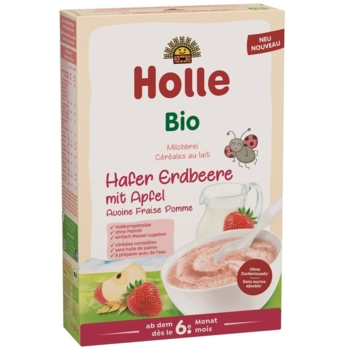 Bio-Babybrei Milchbrei Hafer-Erdbeere-Apfel 250 g
