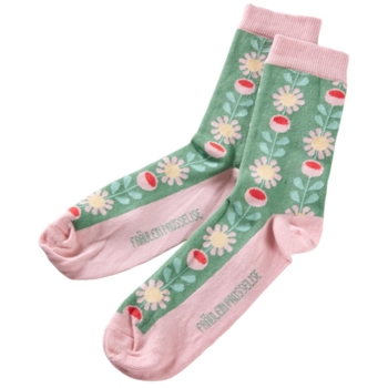 Damen Socken Bio-Baumwolle Blumenwiese