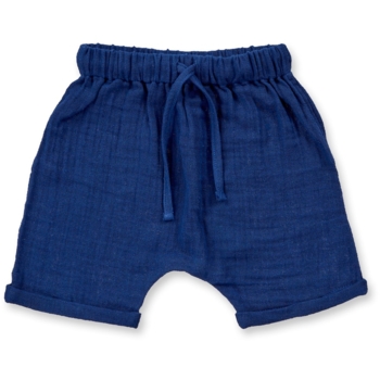 Baby Shorts Musselin navy