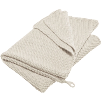 Handtuch Bio-Baumwolle Perl-Strick-Qualität natural-melange