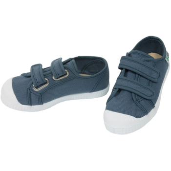 Kinder Schuhe Sneaker mit Klettverschluss jeansblau