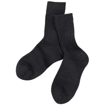 Damen und Herren Socken Schurwolle anthrazit