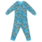 Kinder Schlafanzug Retro azure blue