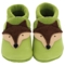 Baby und Kinder Hausschuhe Krabbelschuhe Ecopell Leder Fuchs hellgrün