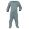 Baby Schlafanzug Overall Wolle Seide eisvogel-hellgrau-geringelt