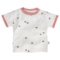 Baby T-Shirt Bio-Baumwolle Biene off white-rosa