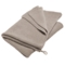 Handtuch Bio-Baumwolle Perl-Strick-Qualität steel grey