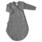 Schlafsack Baby Bio-Merinwolle Frottee-Plüsch grau