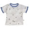 Baby T-Shirt Bio-Baumwolle Biene blau