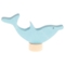 Delfin Steckfigur aus Lindenholz, bunt lasiert