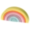 Großer Regenbogen aus Lindenholz, 12-teilig, pastell lasiert