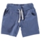 Kinder Shorts Bio-Baumwolle blau-off white dunkel blau