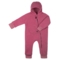 Baby Overall mit Kapuze Bio-Schurwolle Walk dusty pink
