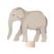 Elefant Steckfigur aus Lindenholz, bunt lasiert