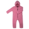 Baby und Kinder Overall Kapuze Bio-Merinowolle Fleece dusty pink