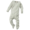 Baby Schlafanzug Overall Wolle Seide melange-grau